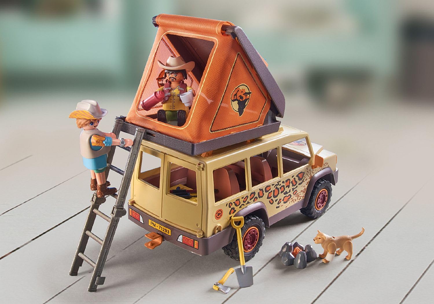 Playmobil 71293 Wiltopia Rescue All-Terrain Vehicle, adventurous animal set, educational toy made of sustainable material, fun imaginative role-play, playsets suitable for children ages 4+