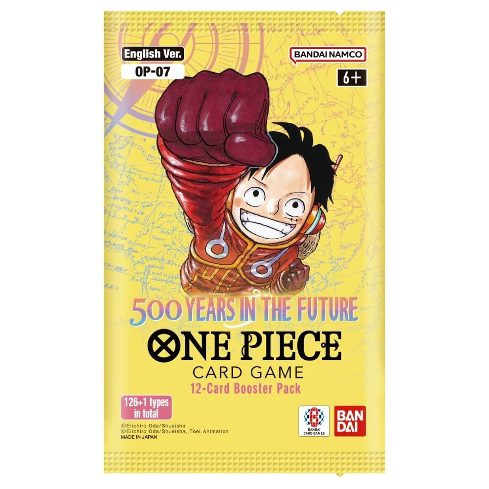 Bandai | One Piece Card Game: Booster Display - 500 Years in the Future (OP-07) | Trading Card Display | Ages 6+ | 2 Players | 20 Minutes Playing Time