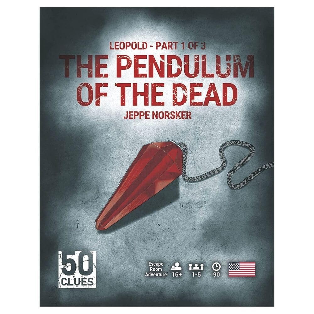 50 Clues | 50 Clues - Part 1: The Pendulm of the Dead | Puzzle Escape Game | Ages 16+ | 1-5 Players | 90 Minutes Playing Time