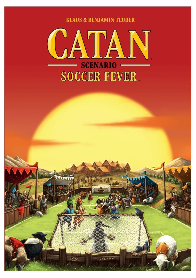 CATAN Studio | Catan Soccer Fever Scenario | Board Game | Ages 10+ | 3-4 Players | 75 Minutes Playing Time