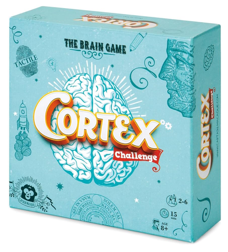 Zygomatic | Cortex Challenge | Card Game | Ages 8+ | 2-6 Players | 15 Minutes Playing Time