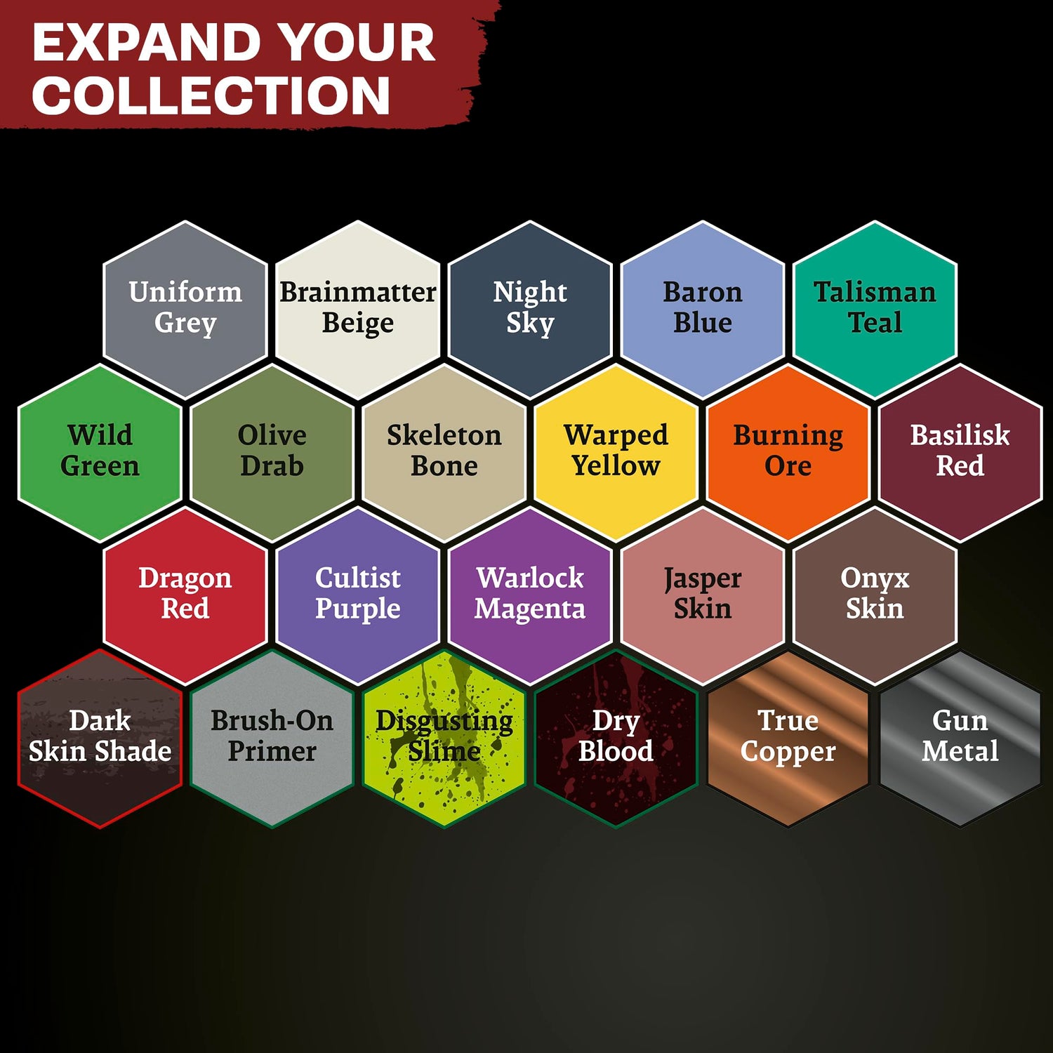 The Army Painter, Warpaints Fanatic Most Wanted Paint Set, 22 x 18ml Acrylic Paint incl. Skin Tones, Metallics, Effects, 1 Wash, Primer &amp; 1 Miniature - Miniature Paint for D&amp;D &amp; Warhammer Miniatures