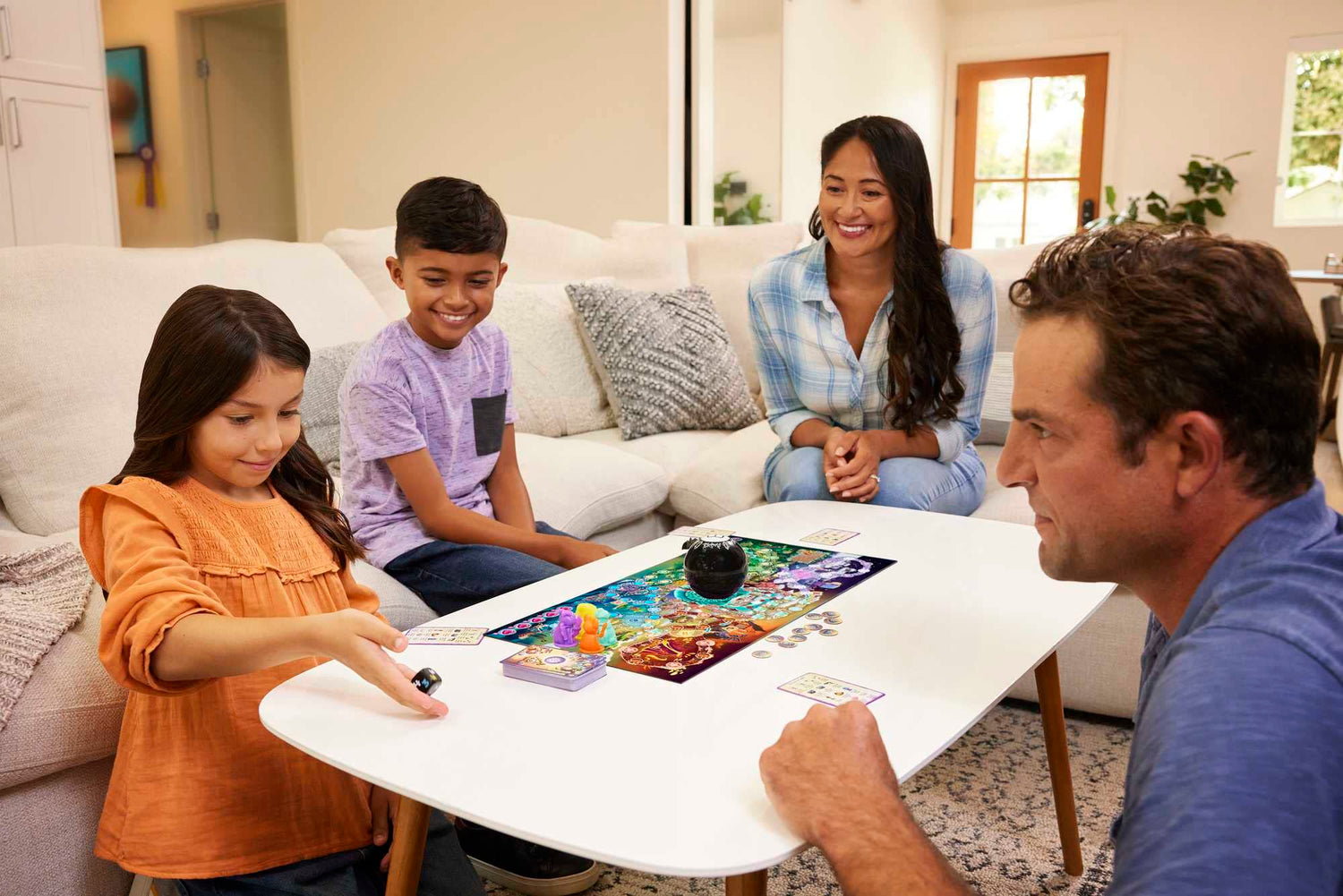 Mattel Games Magic 8 Ball Board Games, Magical Encounter Cooperative Board Game with Magic 8 Ball, Original for 2-4 Players, Family Game Night, HLX92
