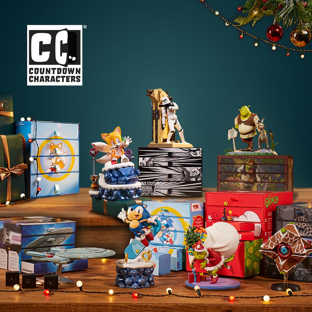 CC Countdown Characters 2024 Collectible Figure - Official Star Trek Merchandise - Buildable Advent Calendar Statue