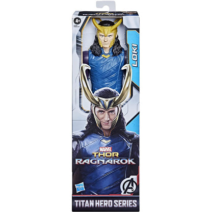 Marvel Avengers Titan Hero Series Collectible Loki Action Figure, Toy For Ages 4 and Up F2246, Black, 12-Inch
