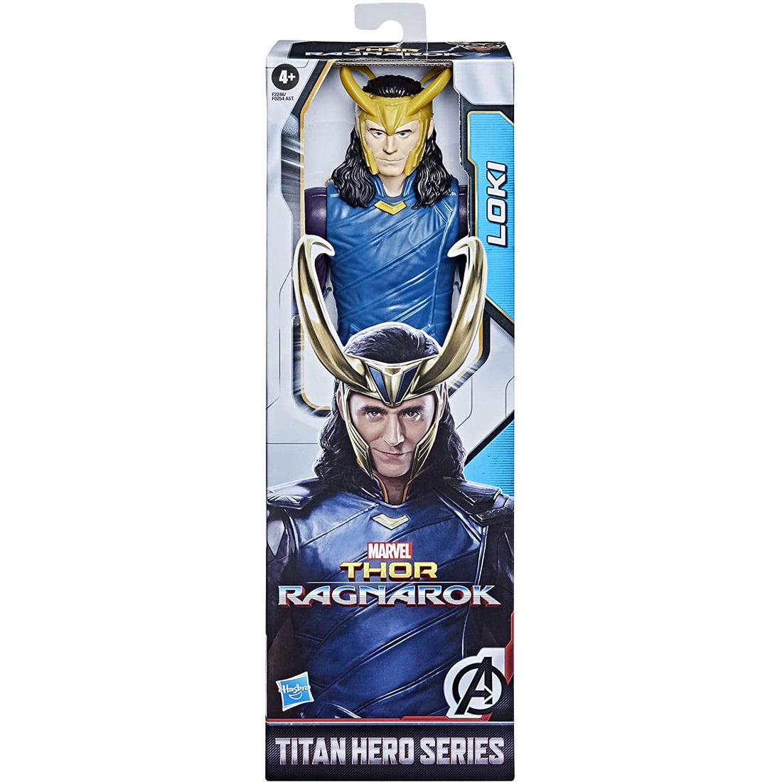 Marvel Avengers Titan Hero Series Collectible Loki Action Figure, Toy For Ages 4 and Up F2246, Black, 12-Inch