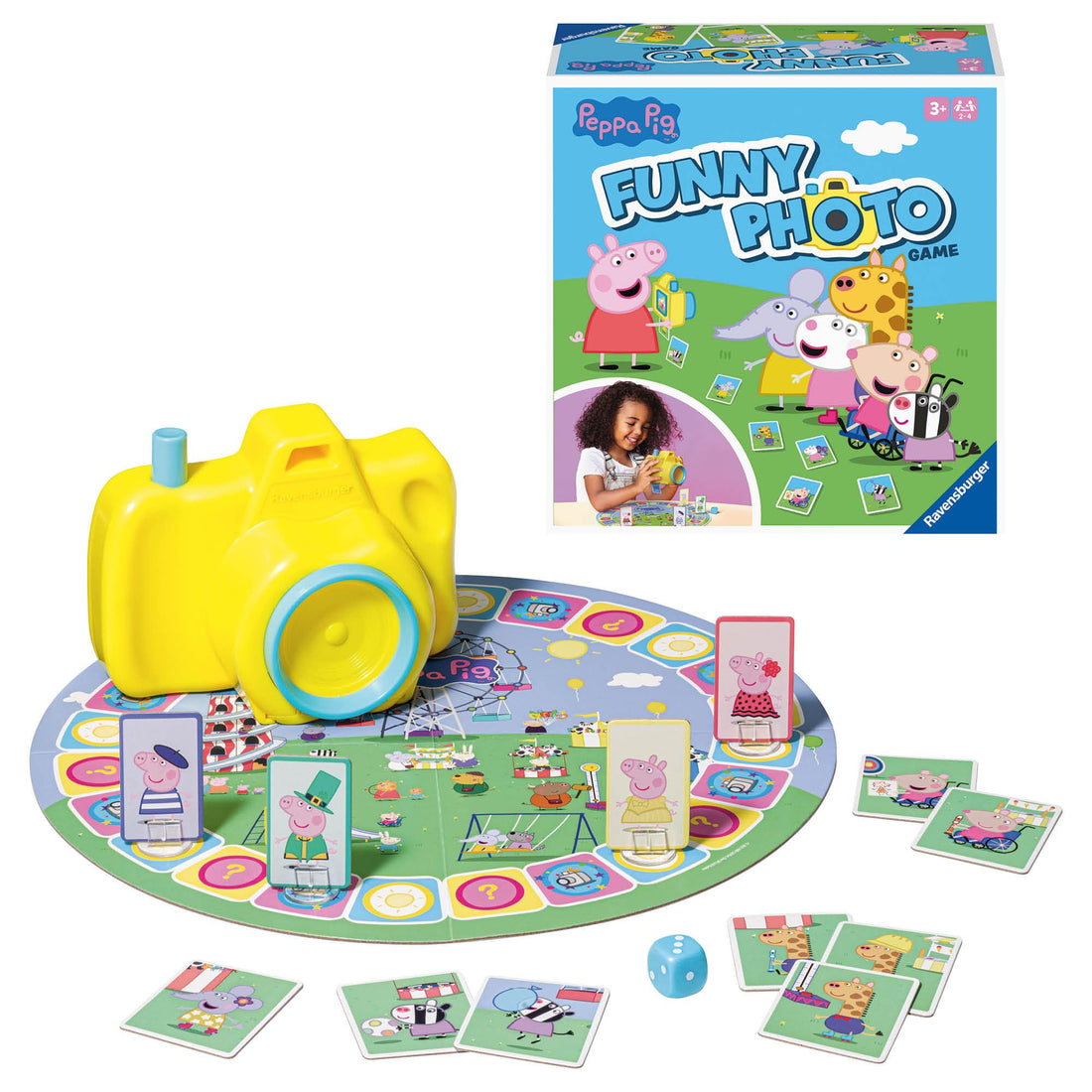 Ravensburger Peppa Pig Toys - Funny Photo Kids Game for Children Age 3 Years Up - 2 to 4 Players