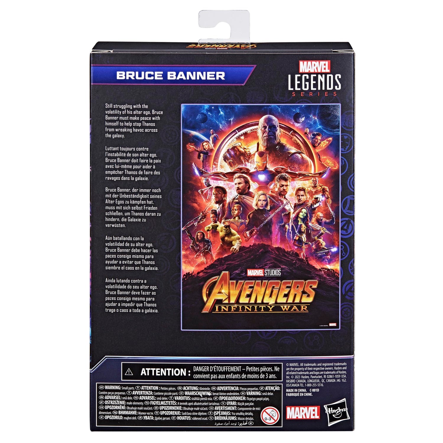 Hasbro Marvel Legends Series Bruce Banner, Avengers: Infinity War 6&quot; Marvel Legends Action Figures