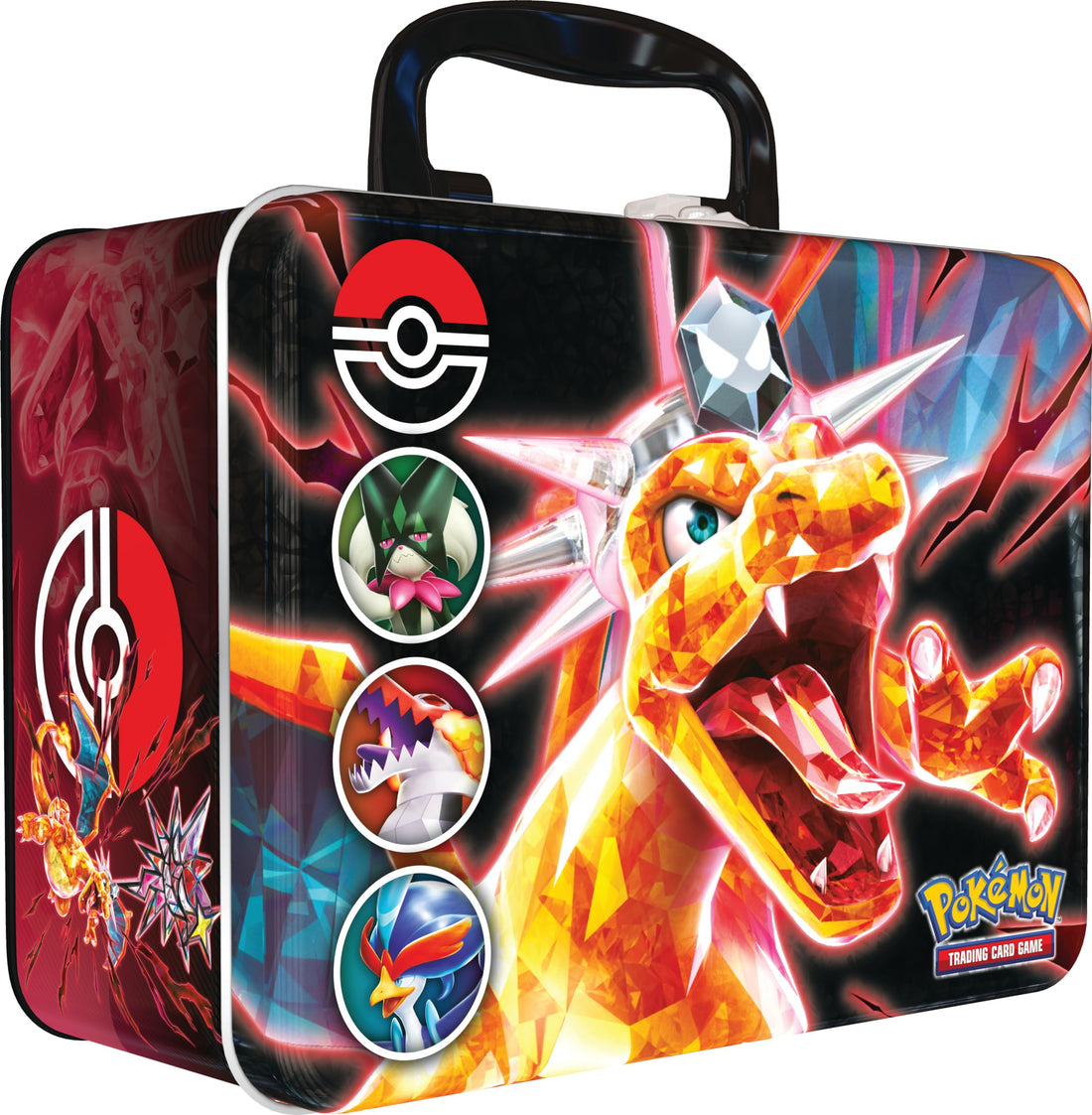 Pokemon TCG: Collector Chest (Fall 2023): Meowscarada, Skeledirge &amp; Quaquaval (3 Foil Promo Cards &amp; 6 Booster Packs)