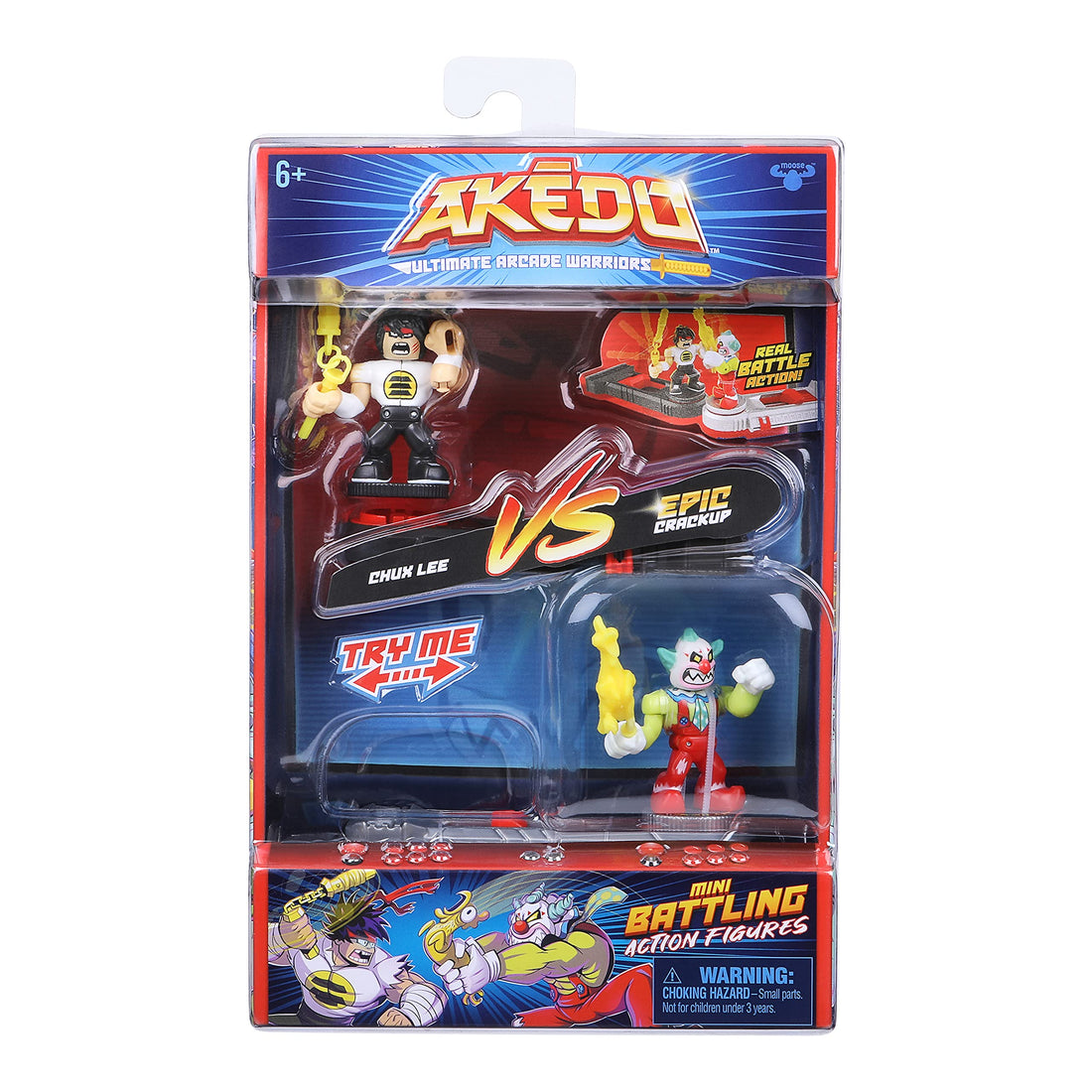 Akedo 14257 Ultimate Arcade Warriors Versus Pack